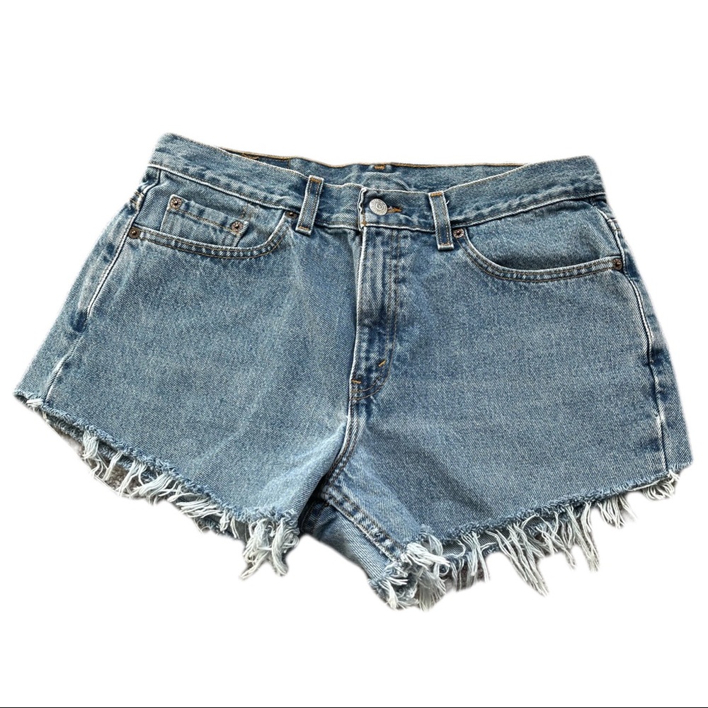 LEVI’S 505 Blue Denim Jeans Shorts, Size 32